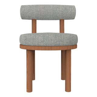 Moca Chair in Safire 12 Fabric and Smoked Oak by Studio Rig for Collector For Sale