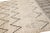Beige Modern Moroccan Style Handmade Geometric Pattern Beige and Gray Boho Wool Rug For Sale - Image 8 of 9