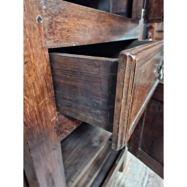 Louis XII Style Oak Wardrobe, 20th Century For Sale - Image 5 of 10