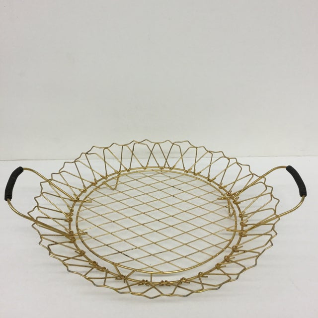 Vintage Brass Wire Pie Plate Holder Chairish