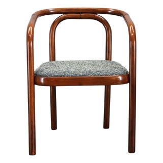 Beech Bentwood Side Chair by Antonin Suman attributed to Ton, Czechoslovakia, 1970s For Sale