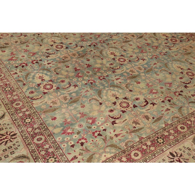 Antique Zabihi Collection Persian Meshed Oversize Carpet For Sale In New York - Image 6 of 12