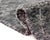 Luxurious Charcoal Grey hand-knotted wool rug, accented with a hand-woven Ivory diamond pattern, brings a sophisticated...