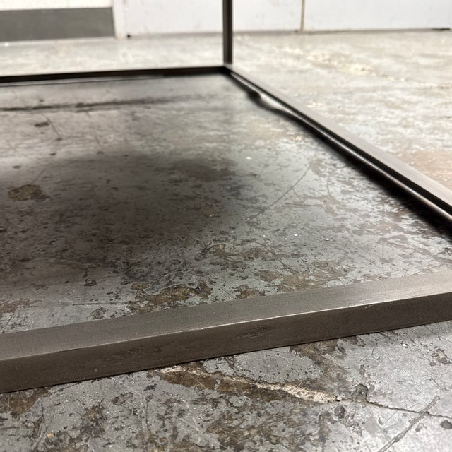 Blue Ocean Traders Tilford Glass Top Tray Coffee Table For Sale - Image 12 of 12