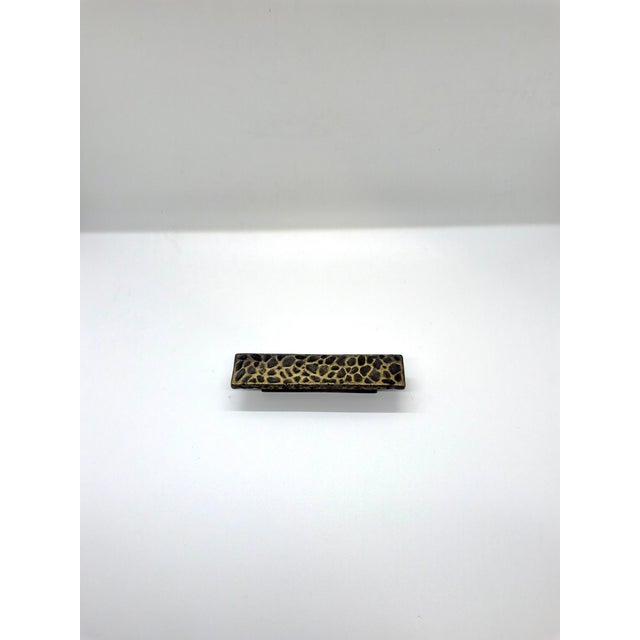 Modern Henredon Rectangular Pull Antique Brass. For Sale - Image 3 of 4