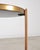 Ralph Lauren Dalton Side Drink Table Brass Leather and Glass For Sale - Image 13 of 18