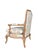 Louis XV-Style French Provincial Fauteuil in Custom Ikat Upholstery For Sale In Los Angeles - Image 6 of 18