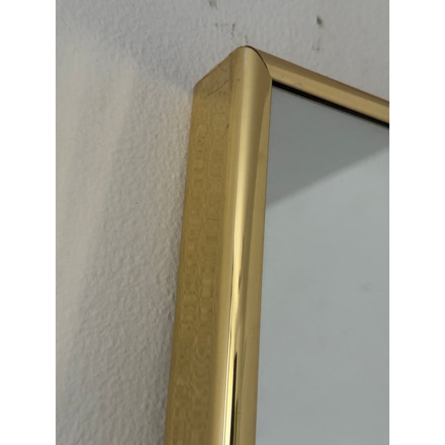 1970s Two Panel Double Sided Mirror Screen / Room Divider For Sale - Image 10 of 12