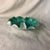 1960s Vintage Mid-Century Italian Murano Green and Silver Art Glass Bowl For Sale - Image 5 of 5