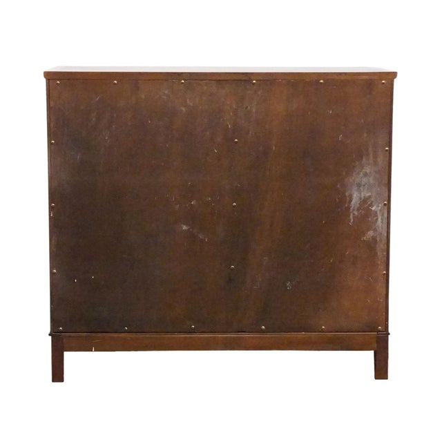 Councill Craftsman Banded Mahogany Traditional Duncan Phyfe Style 34" Four Drawer Chest For Sale - Image 11 of 12