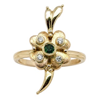 Keith Davis Pendant Ring, Size 7.5 For Sale
