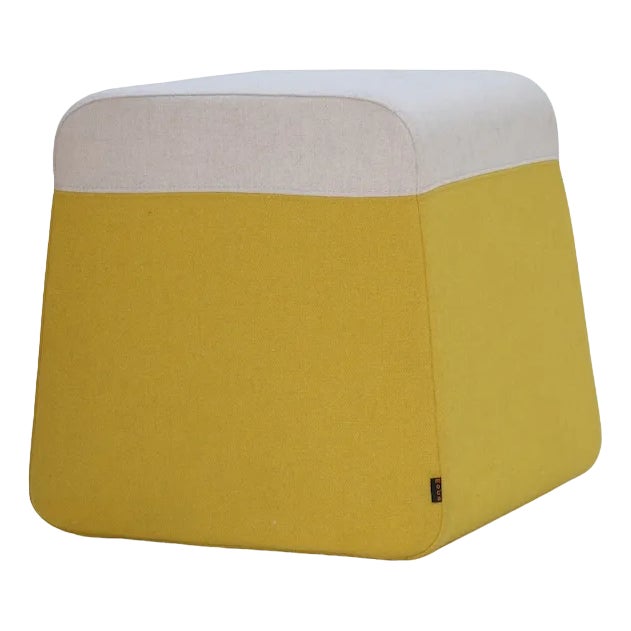 Seal Pouf Yellow MLF 17 by Moca For Sale