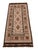 A small handwoven Maimana kilim from northern Afghanistan, worked in dusty mauve, sage green, cream and chocolate brown....