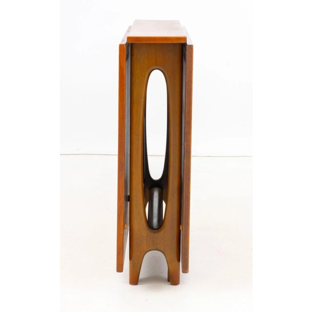 Bendt Winge Mid-Century Modern Drop Leaf Table For Sale In New York - Image 6 of 11