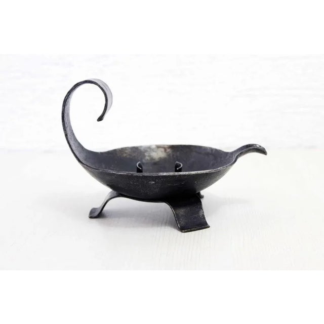 Brutalist Iron Candleholder, 1950s For Sale - Image 10 of 10