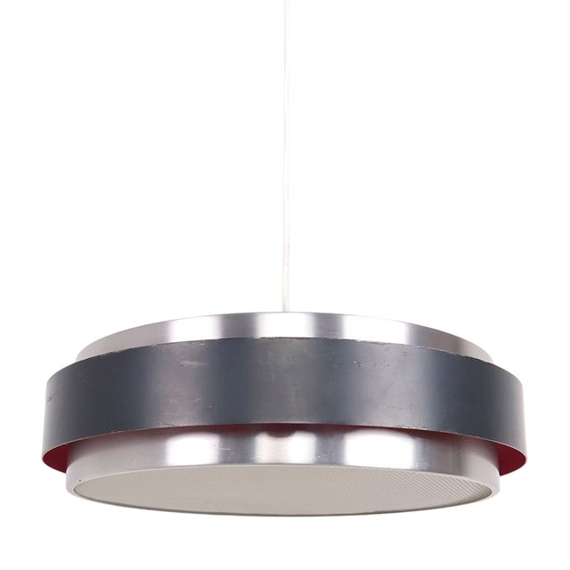 Vintage Sera Pendant Lamp by Jo Hammerborg for Fog & Mørup, 1960s For Sale