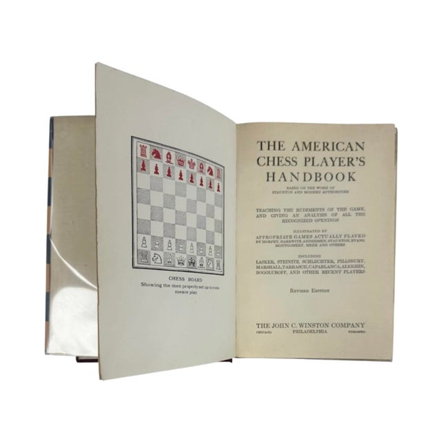 American The American Chess Player's Handbook by John C. Winston 1928 Hardcover Book For Sale - Image 3 of 12