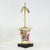 Shabby Chic Vintage Floral Hand-Painted Brunschwig & Fils Wooden Table Lamps With Green Faux Marble Bases - a Pair For Sale - Image 3 of 18