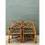Wood Vintage Bamboo X-Backdining Chairs - Set of 4 For Sale - Image 7 of 15