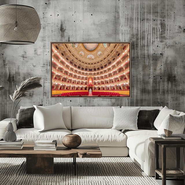 Art Nouveau Teatro Massimo Bellini V, Catania, Sicily, Contemporary Photography by Richard Silver 24x36 For Sale - Image 3 of 4