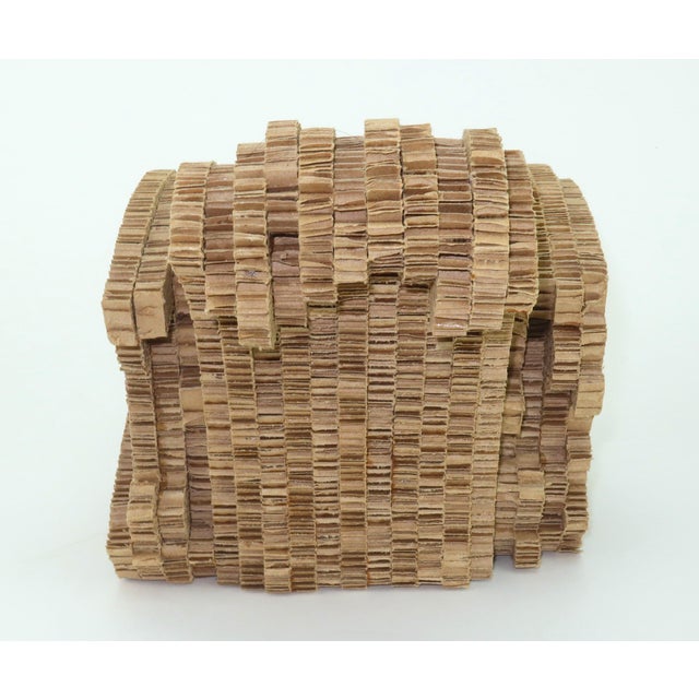 Paper Miniature Frank Gehry Little Beaver Corrugated Cardboard Vitra Chair For Sale - Image 7 of 9