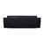 Rolf Benz 6500 Three-Seater Leather Sofa Black Couch Manual Function For Sale - Image 13 of 14