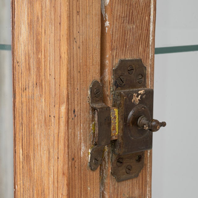 19th Century French Wooden Display Case On Metal Base For Sale - Image 12 of 18