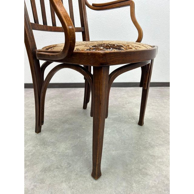 Wood Nr.327 Office Chair by Kolo Moser for J.J.kohn, 1902 For Sale - Image 7 of 12
