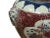 Orient Crackle Blue Red White Floral Graphic Ceramic Jar For Sale - Image 15 of 16