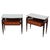 Mid-Century Modern Dassi Wood and Glass Nightstands, 1950s, Set of 2 For Sale - Image 18 of 18