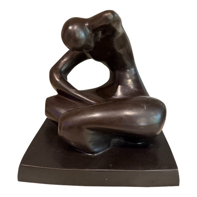 Brutalist Bronze Sculpture For Sale