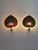Mid-Century Modern Wall Lamps in Brass and Natural Fiber, Italy, 1970s, Set of 2 For Sale - Image 3 of 12