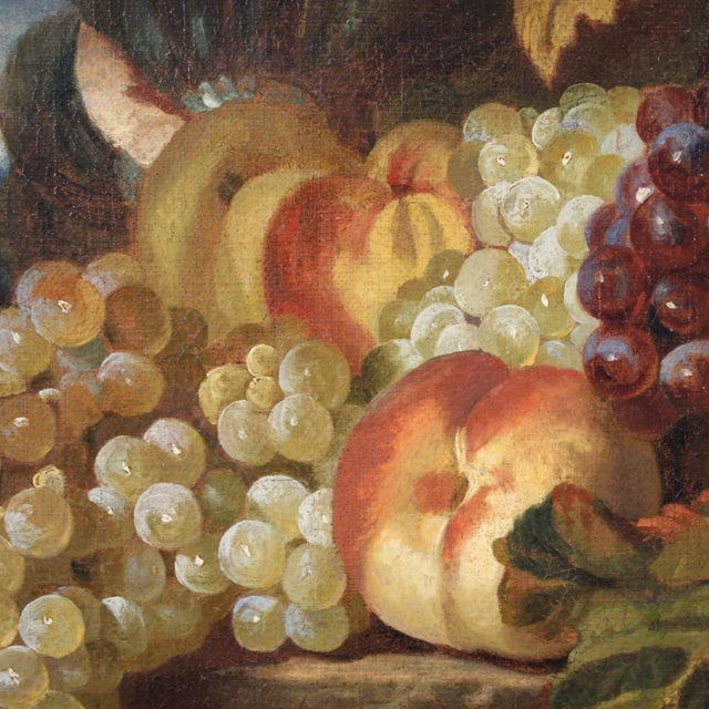 Italian Artist, Still Life with Fruit, 1670, Oil on Canvas, Framed For Sale - Image 12 of 16