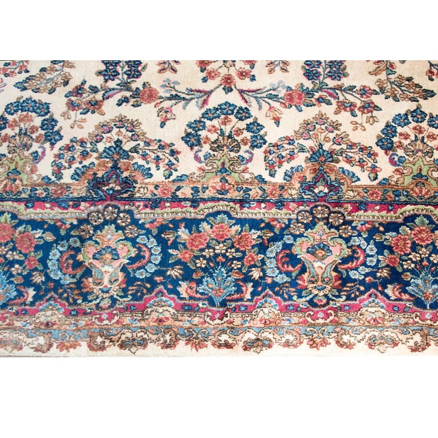 Persian Early 20th Century Persian Kirman Rug For Sale - Image 3 of 15