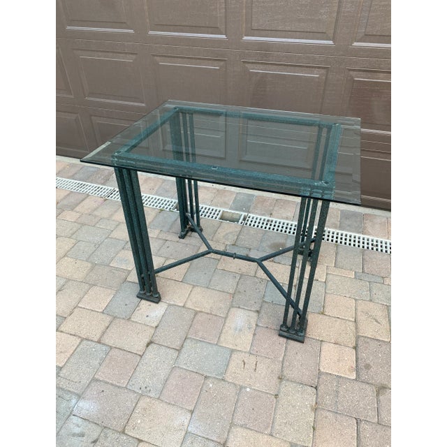 Jean Michel Walmotte French Iron Dining Table For Sale - Image 4 of 6