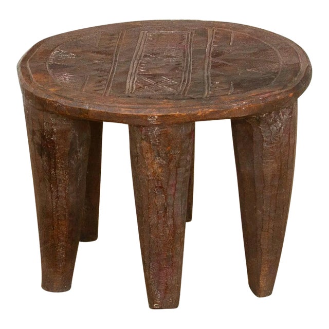Maximalist African Nupe Table For Sale