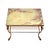 Vintage French Brass and Onyx Coffee Table, 1920 For Sale - Image 4 of 11