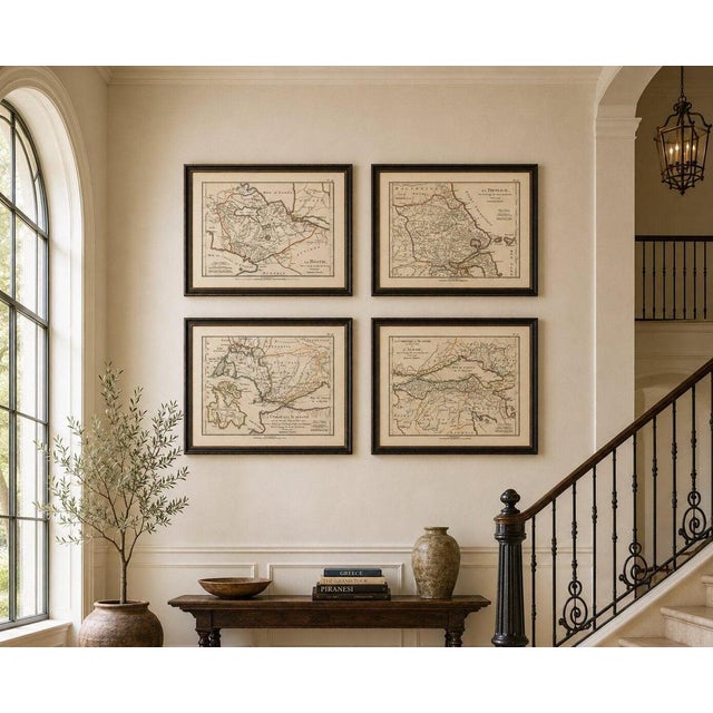 Ancient Greece Maps from Ambroise Tardieu, 1825, Set of 4 For Sale - Image 11 of 12