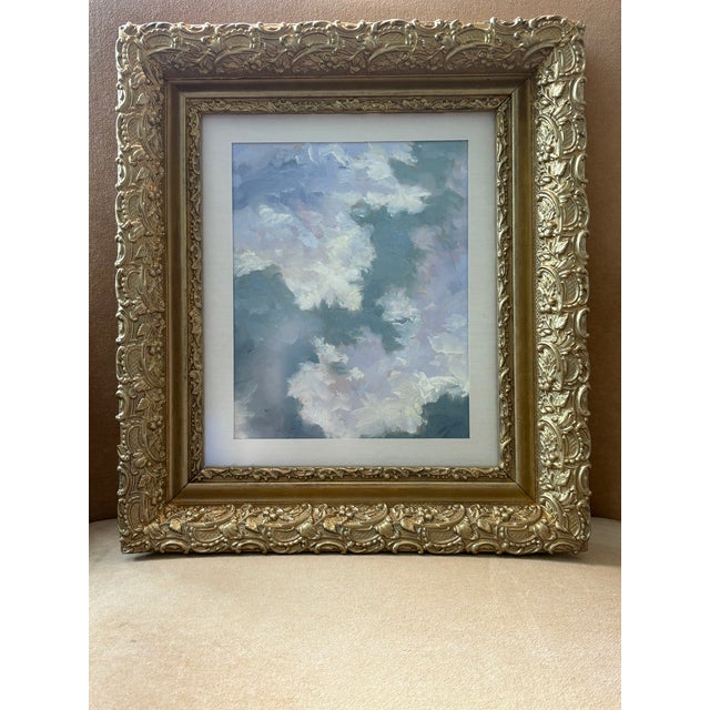 2020s 2025 Jennifer Bezaire Clouds Ii Giclee in Antique Frame For Sale - Image 5 of 8