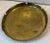 Contemporary Vintage Brass Round Minimalist Ashtray For Sale - Image 3 of 5
