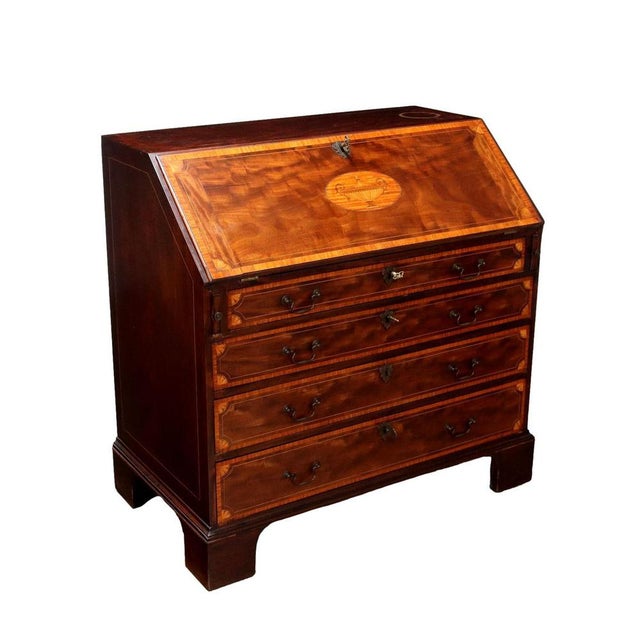 Victorian Flap Secretaire Desk For Sale - Image 15 of 15