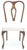 Mid-Century Modern Walnut Collection Chairs, 1960s, Set of 4 For Sale - Image 3 of 10
