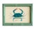 Nautical Original Hand-Painted Crab Painting in a Hand-Painted Frame For Sale - Image 3 of 3