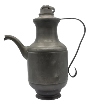 Art Nouveau Tin and Pewter Jug