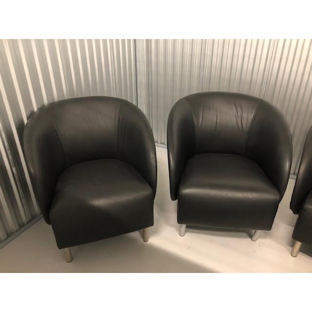 Keilhauer Croft Barrel Chairs A Pair Chairish