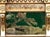 Wood Late 19th Century American Federal Style Vertical Trumeau Wall Mirror W/ Eglomise Reverse Painting For Sale - Image 7 of 10
