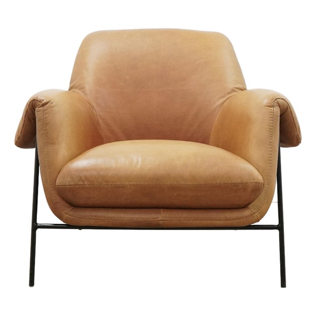 Hooker Furniture Ambroise Metal Frame Club Chair For Sale