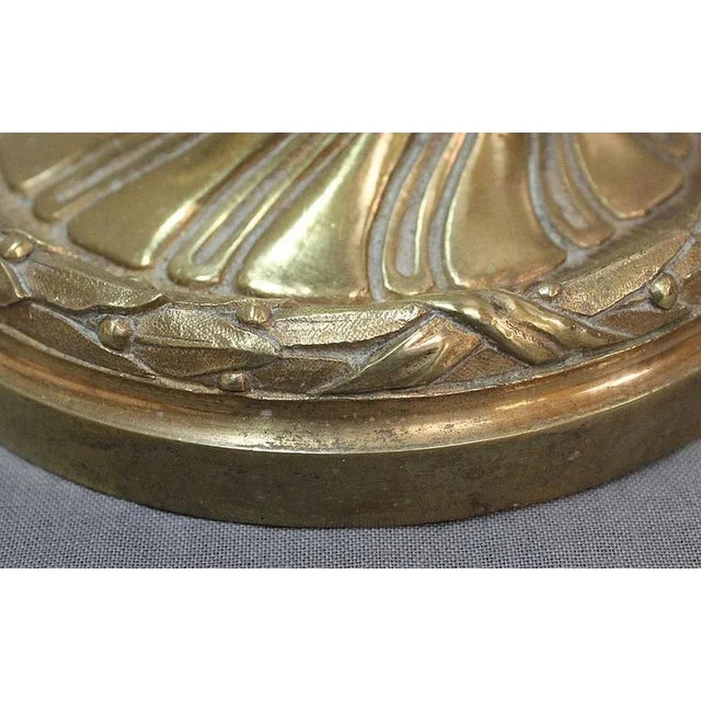 19th Century Louis XVI Style Gilt Bronze Candleholders, Set of 2 For Sale - Image 11 of 13