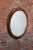 Mid-Century Modern Large Round Italian Modernist Rosewood and Chrome Mirror by Mac Arredamenti For Sale - Image 3 of 13