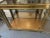 1990s Mastercraft Style Brass + Glass Lighted Display Cabinet For Sale - Image 11 of 12